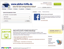 Tablet Screenshot of abitur-hilfe.de